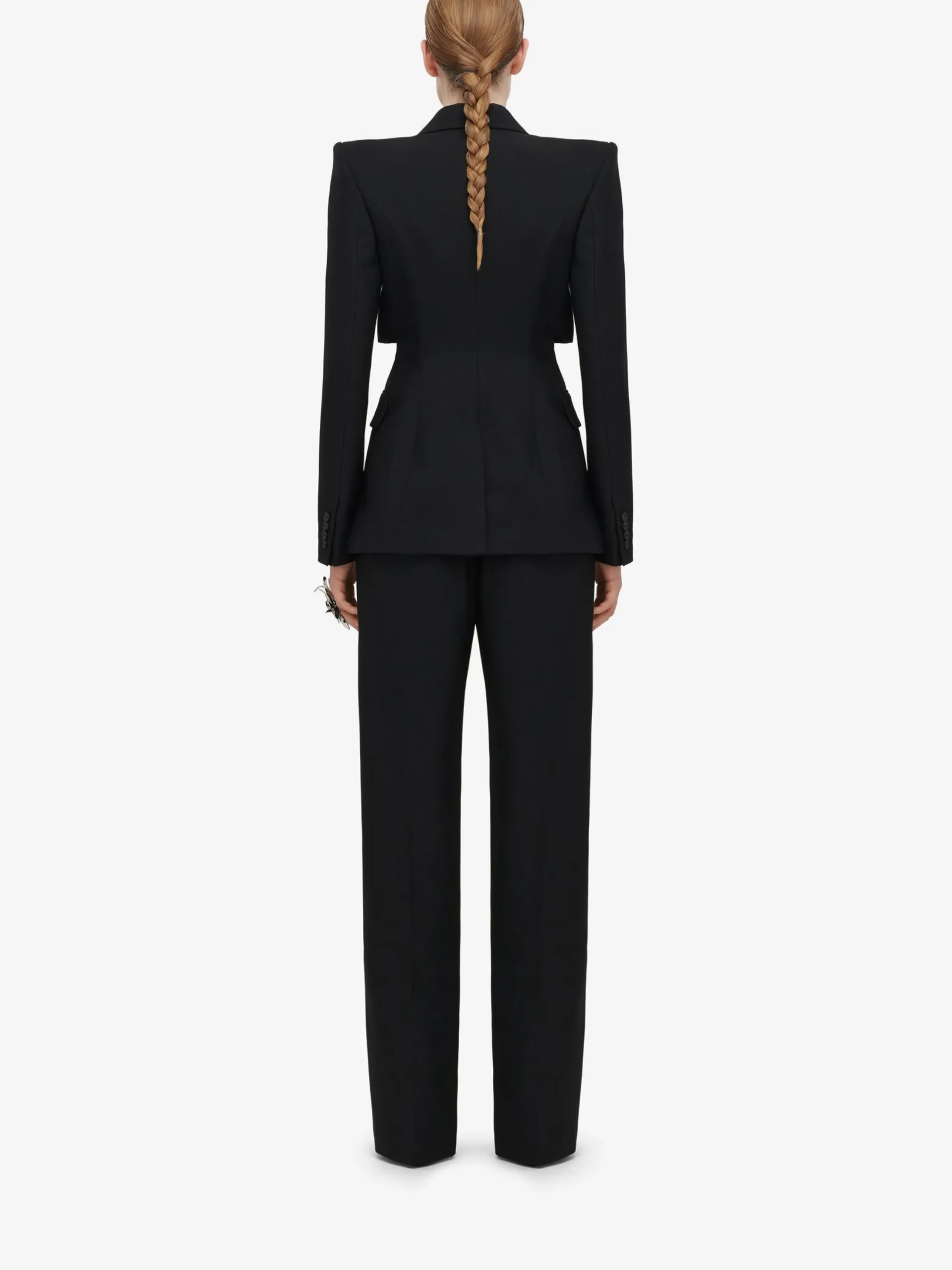 Flash Sale Alexander McQueen Women's Slashed Tailored Jacket in Black