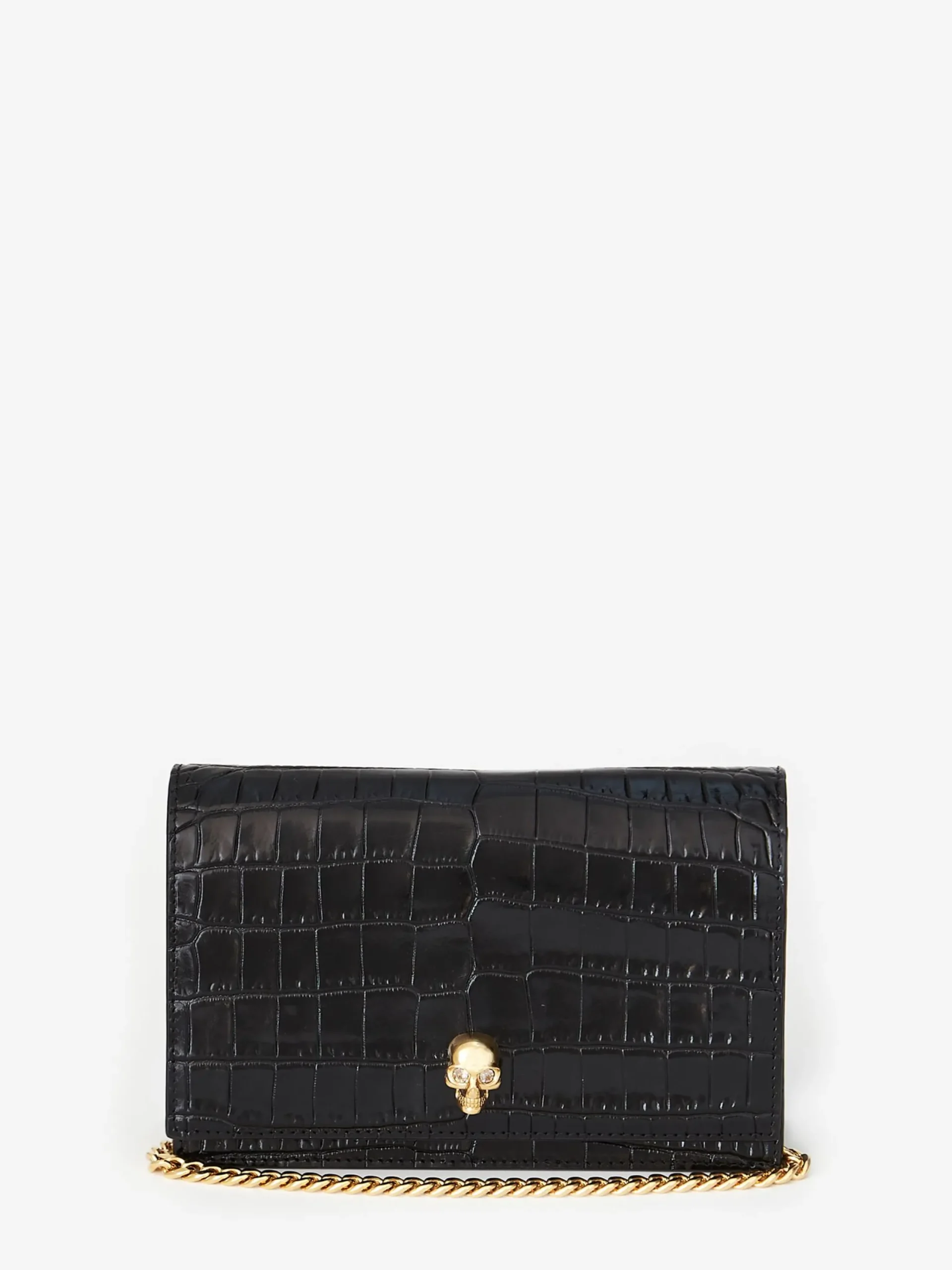 Shop Alexander McQueen Women's Small Skull Bag in Black