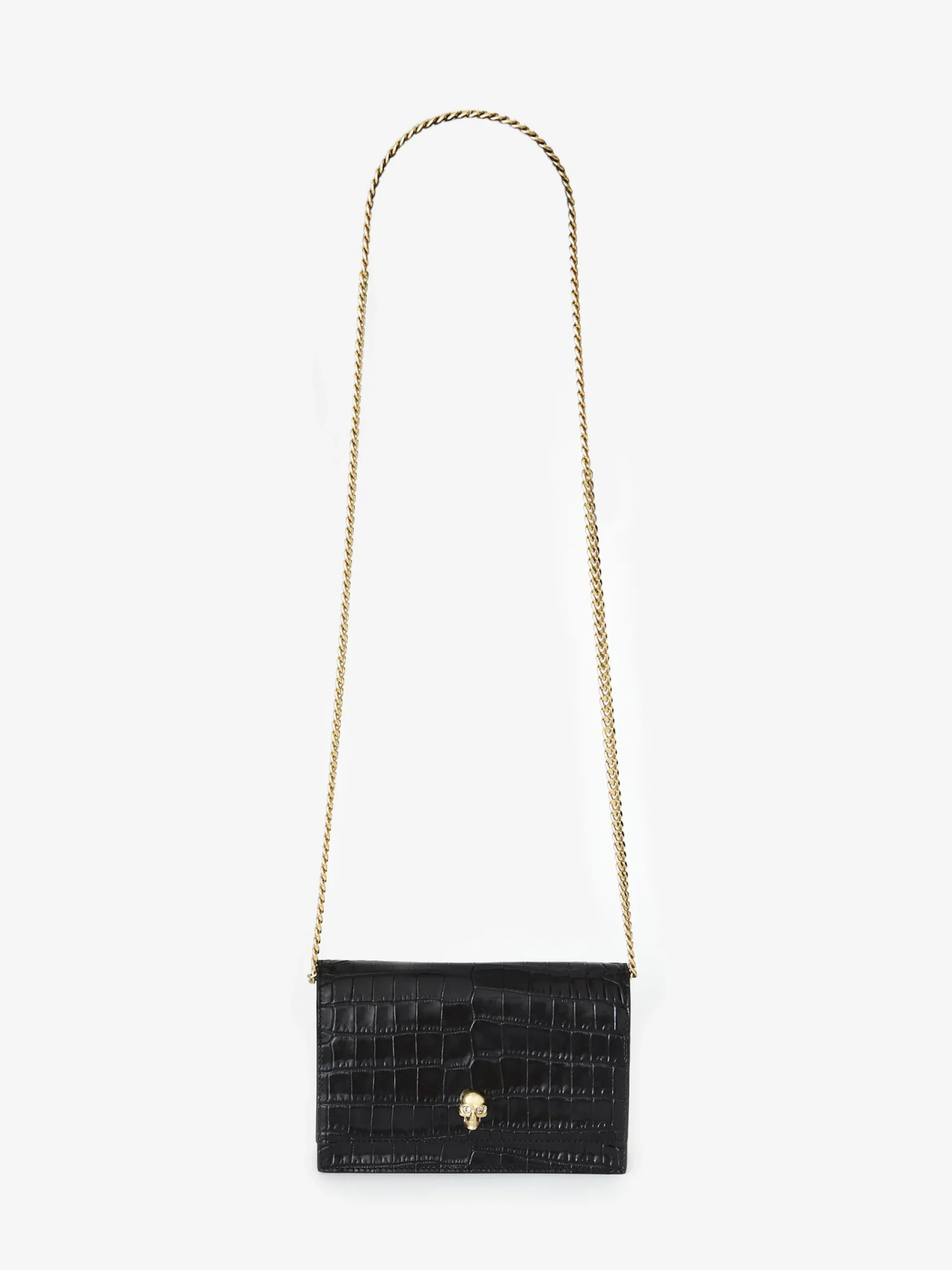 Shop Alexander McQueen Women's Small Skull Bag in Black