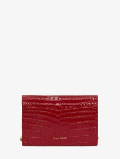 Hot Alexander McQueen Women's Small Skull Bag in Deep Red