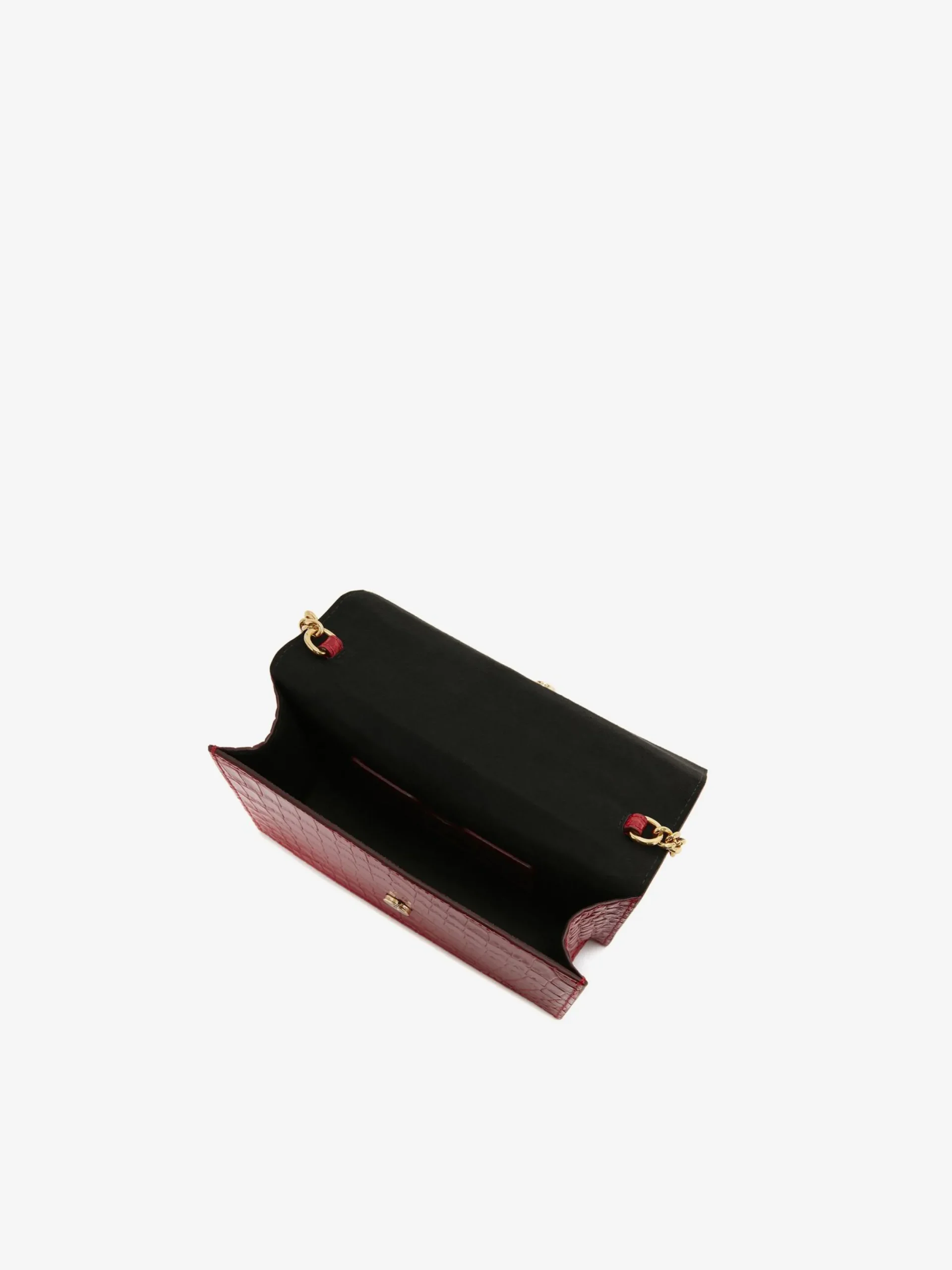 Hot Alexander McQueen Women's Small Skull Bag in Deep Red