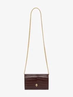 Cheap Alexander McQueen Women's Small Skull Bag in Red