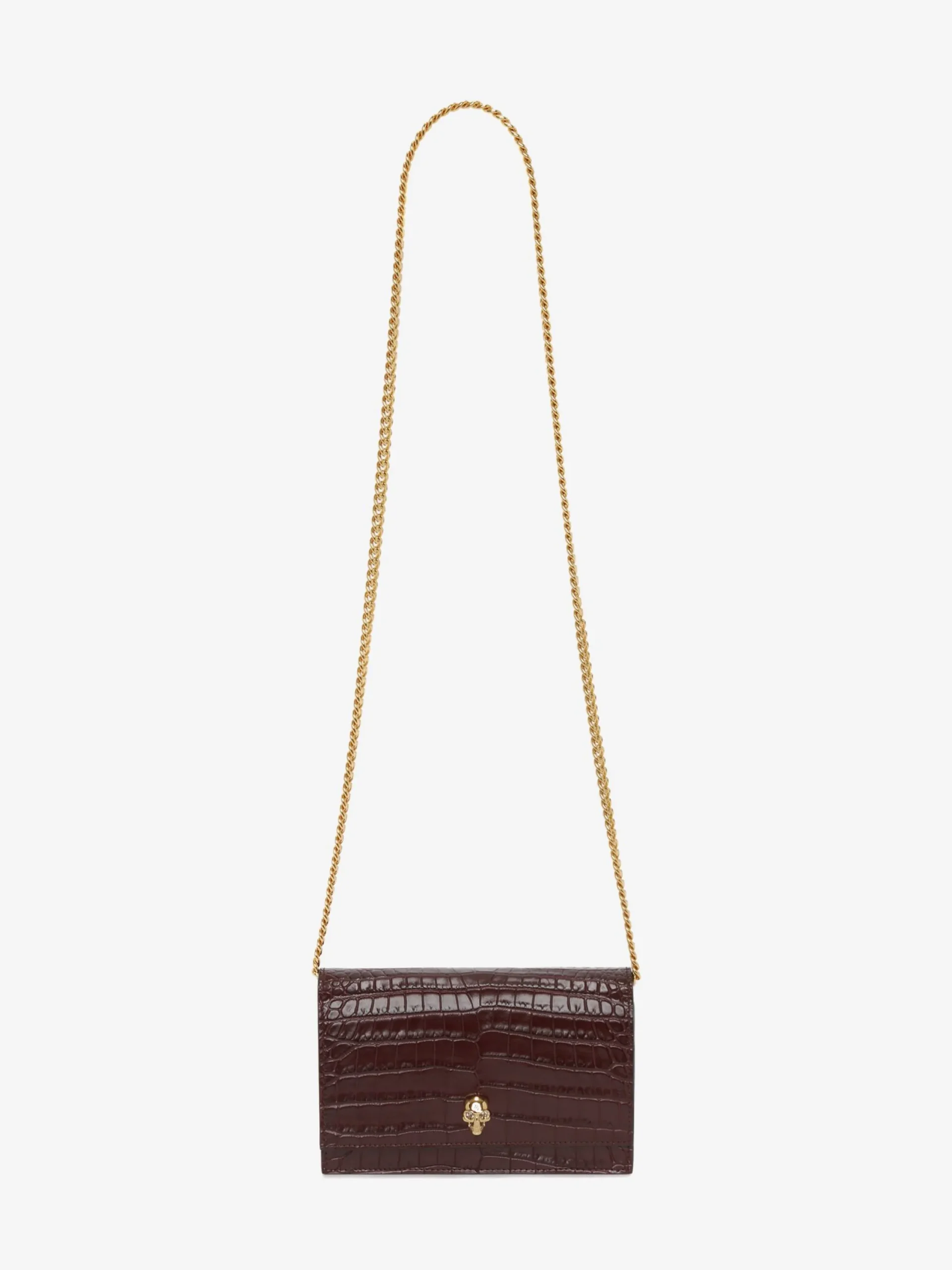 Cheap Alexander McQueen Women's Small Skull Bag in Red
