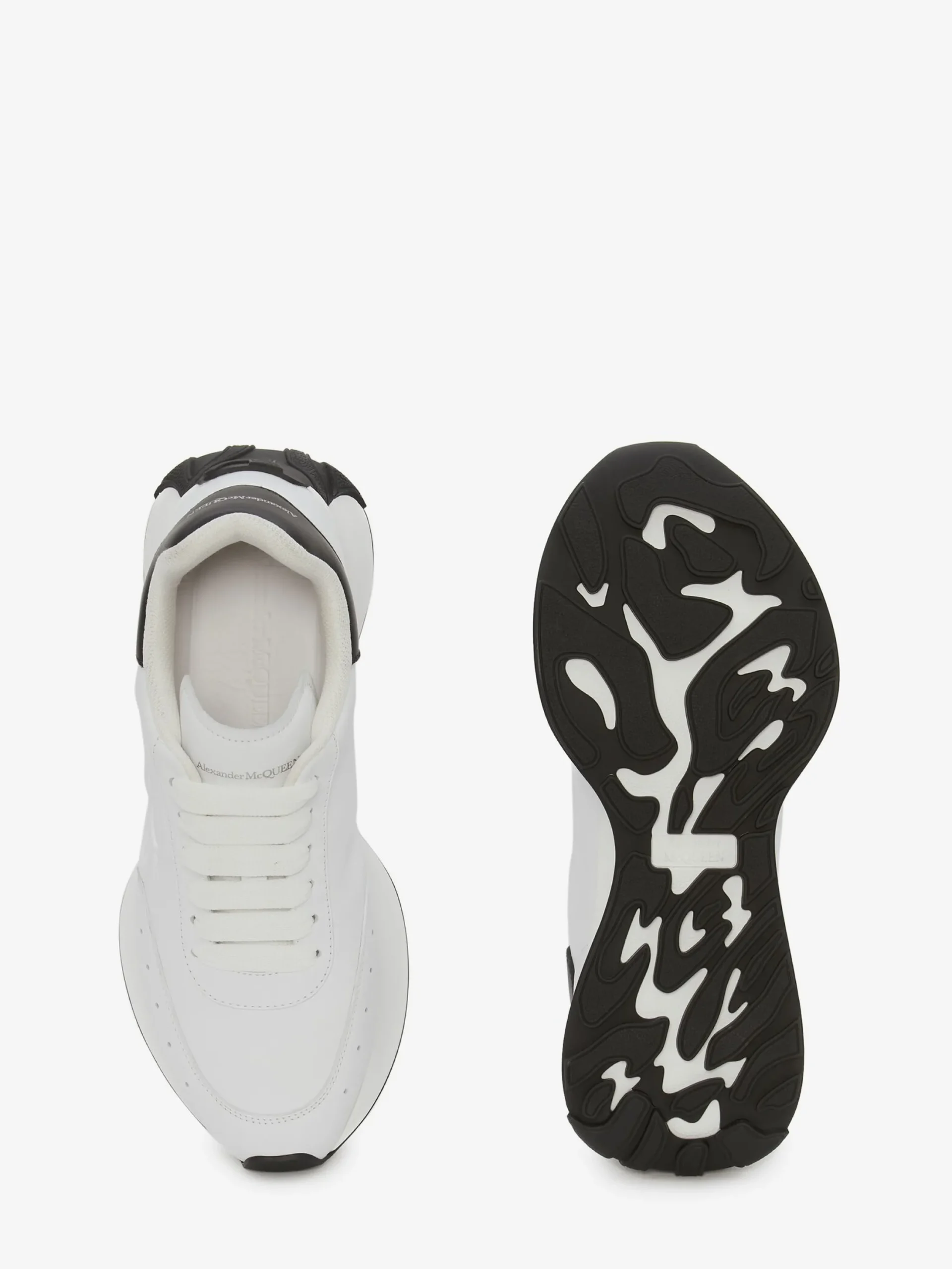 Flash Sale Alexander McQueen Women's Sprint Runner in White/Black