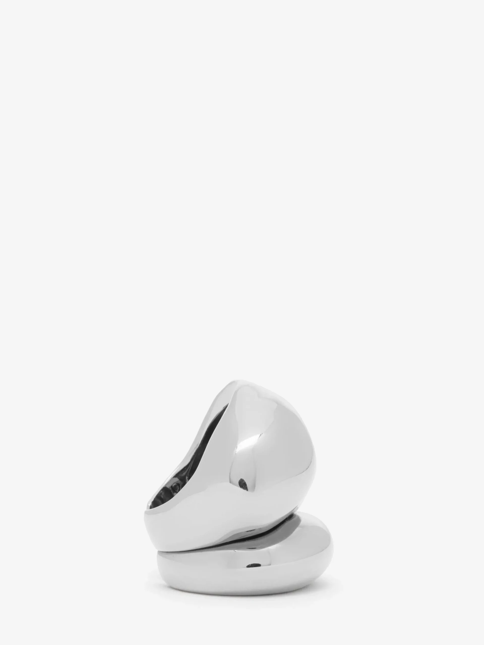 Cheap Alexander McQueen Women's Stacked Ring in Antique Silver