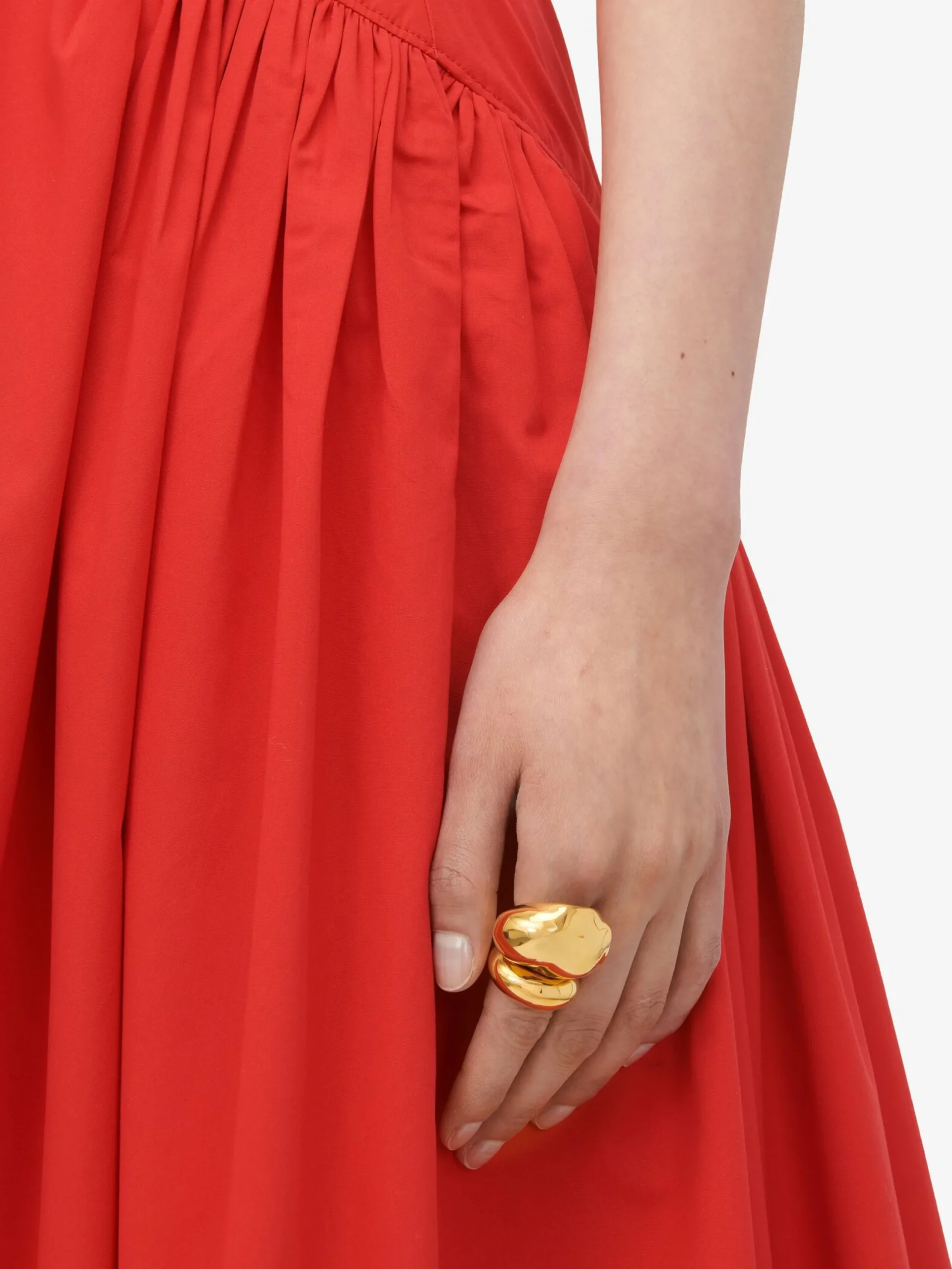 Best Alexander McQueen Women's Stacked Ring in Antique Gold