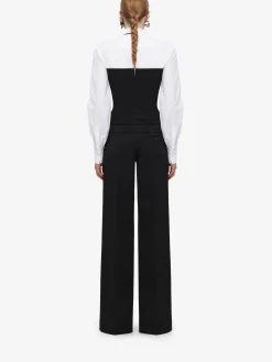 Cheap Alexander McQueen Women's Tailored All-in-one in Black