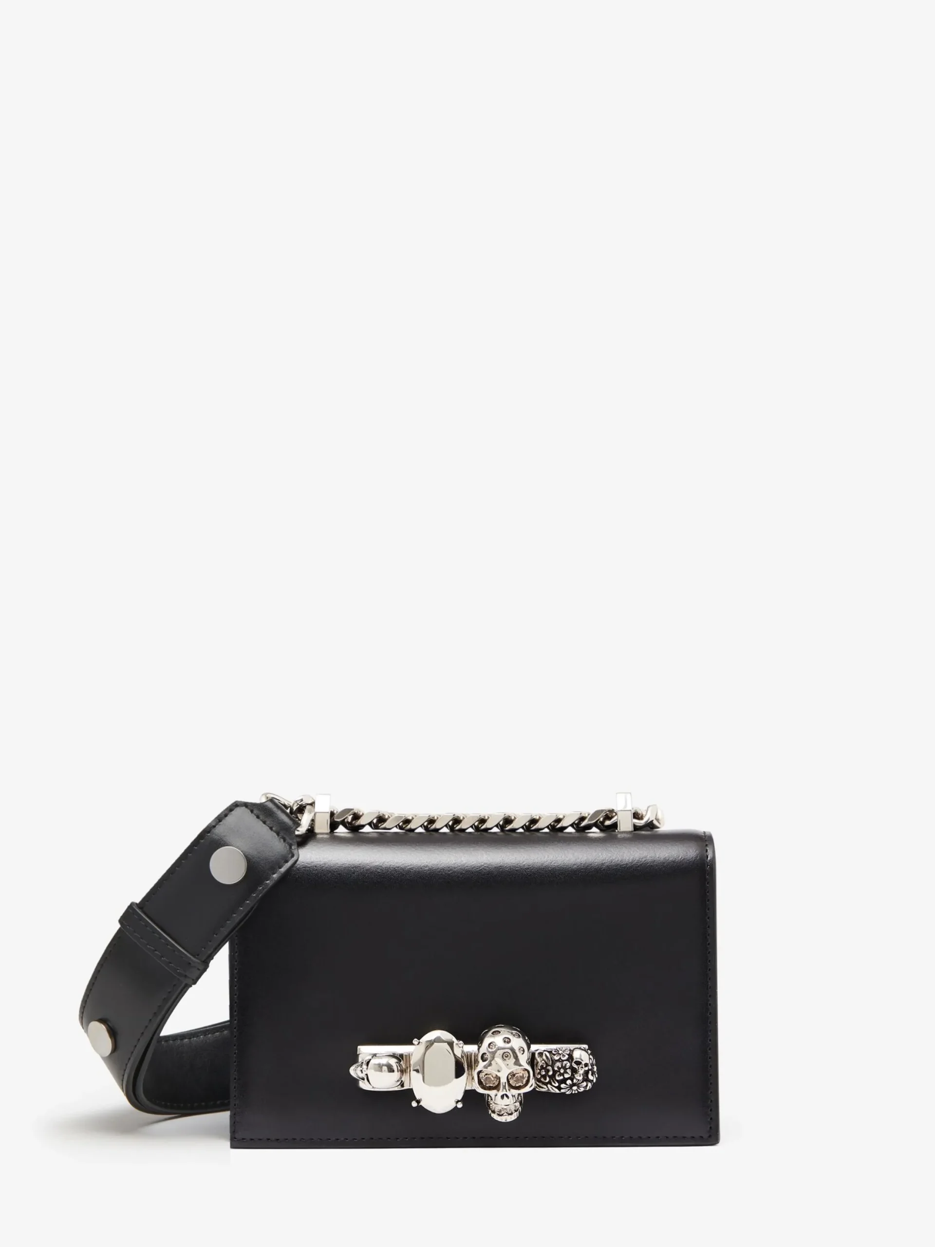 Cheap Alexander McQueen Women's The Biker Mini Jewelled Satchel in Black