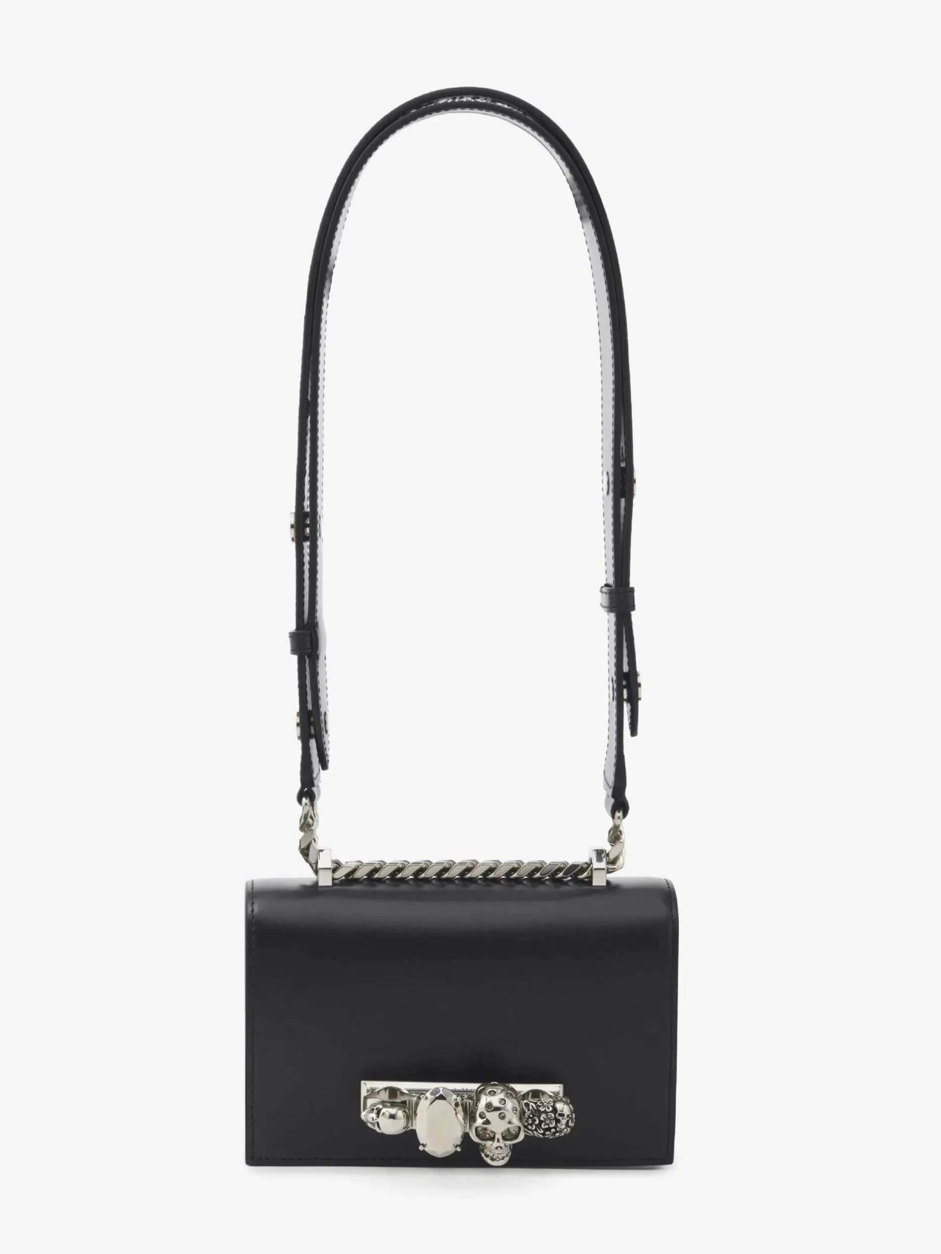 Cheap Alexander McQueen Women's The Biker Mini Jewelled Satchel in Black
