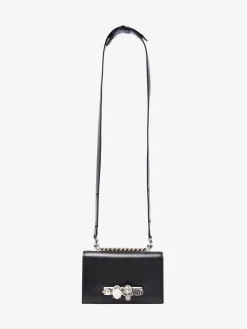 Cheap Alexander McQueen Women's The Biker Mini Jewelled Satchel in Black