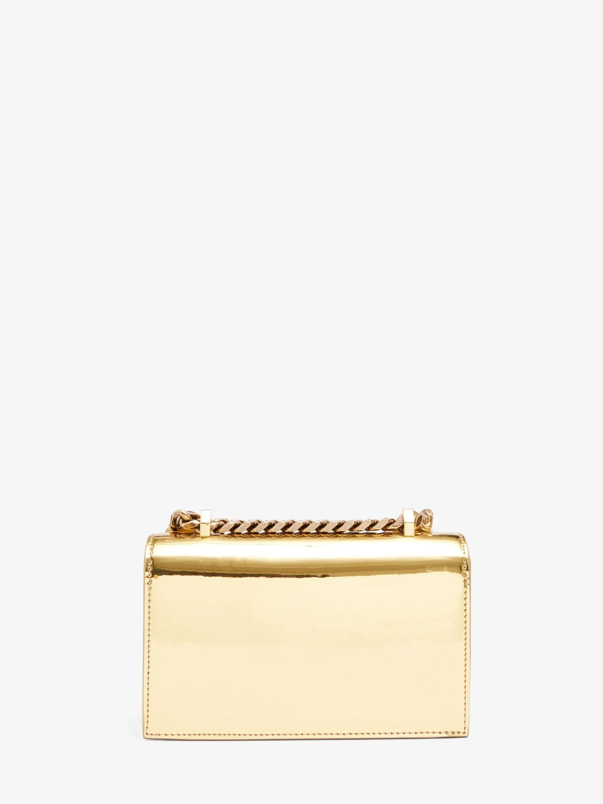 Best Alexander McQueen Women's The Biker Mini Jewelled Satchel in Gold