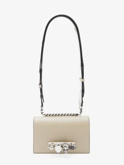 Fashion Alexander McQueen Women's The Biker Mini Jewelled Satchel in Camel