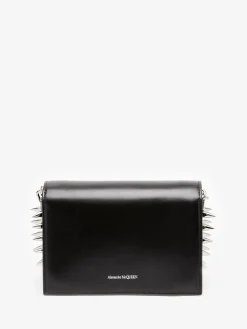 Shop Alexander McQueen Women's The Biker Small Skull Bag in Black
