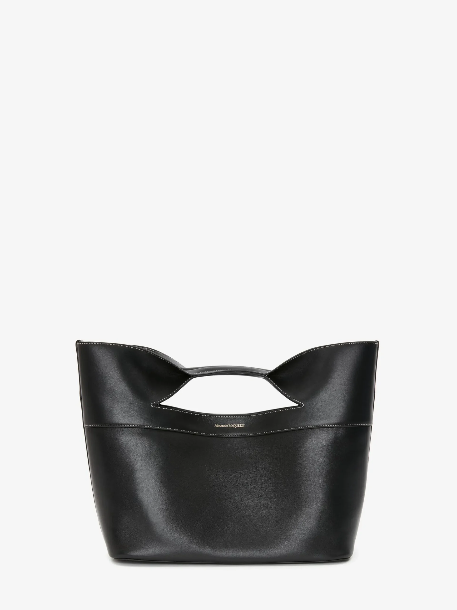 New Alexander McQueen Women's The Bow Small in BLACK