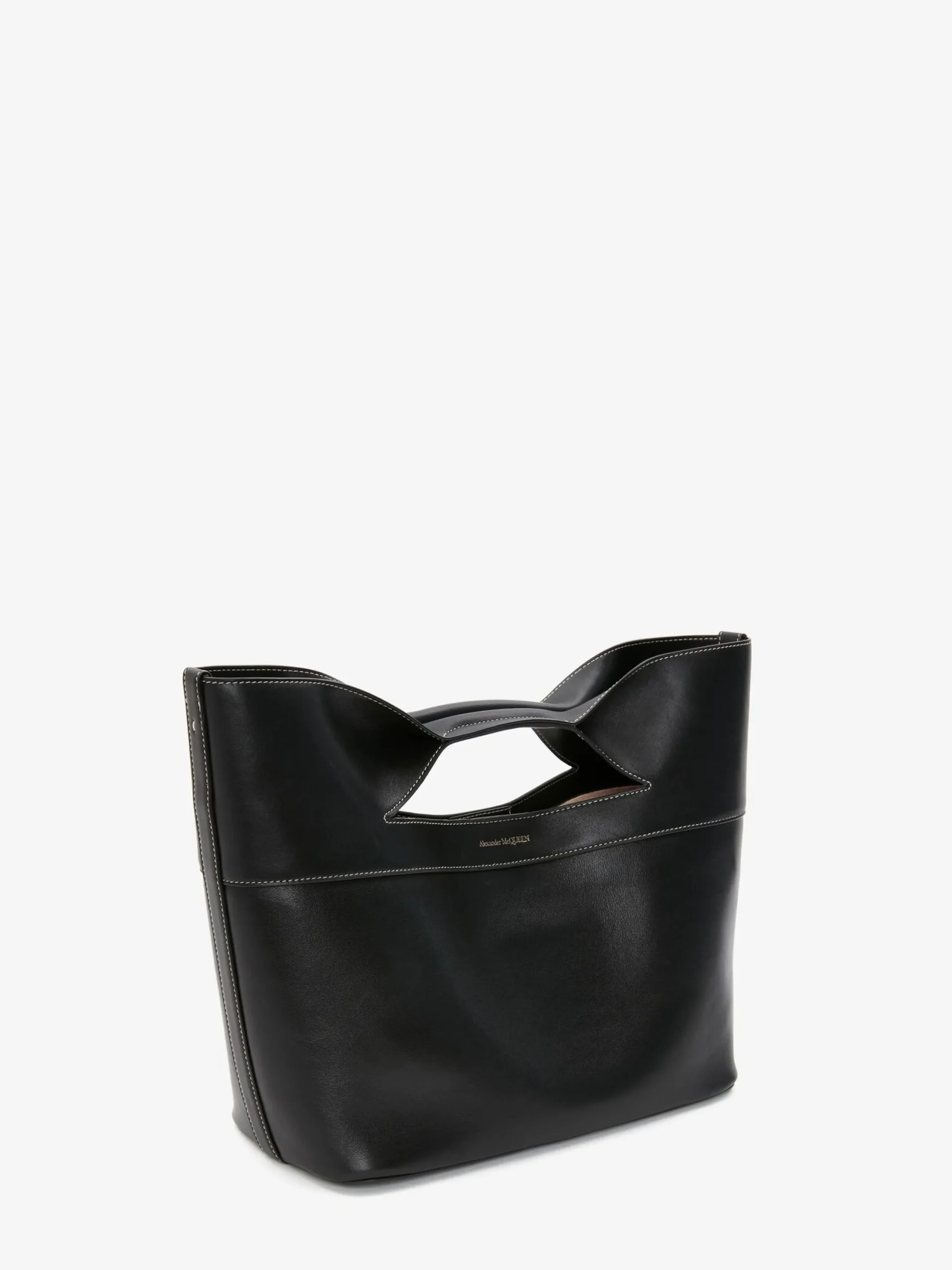New Alexander McQueen Women's The Bow Small in BLACK