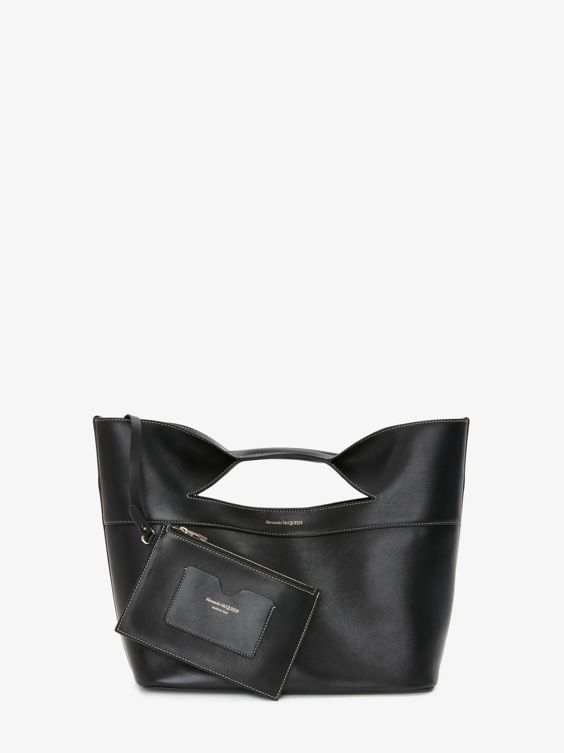 New Alexander McQueen Women's The Bow Small in BLACK