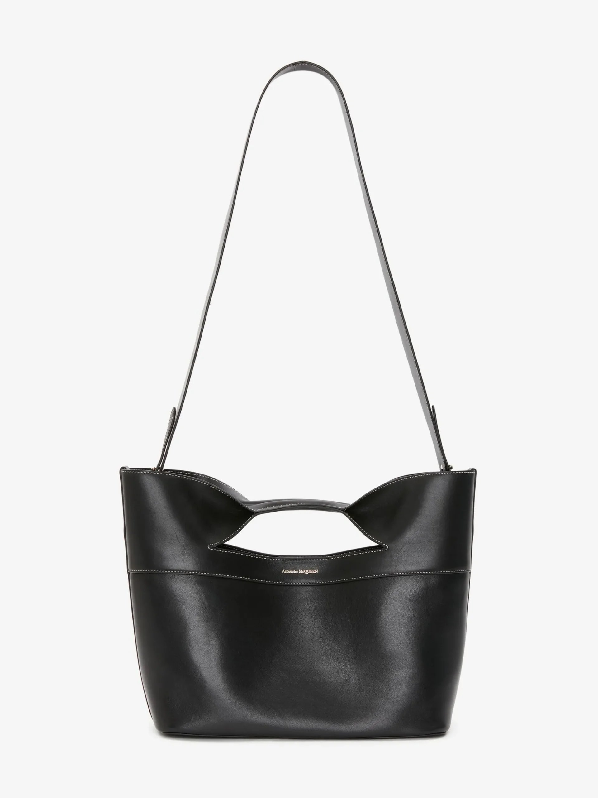 New Alexander McQueen Women's The Bow Small in BLACK