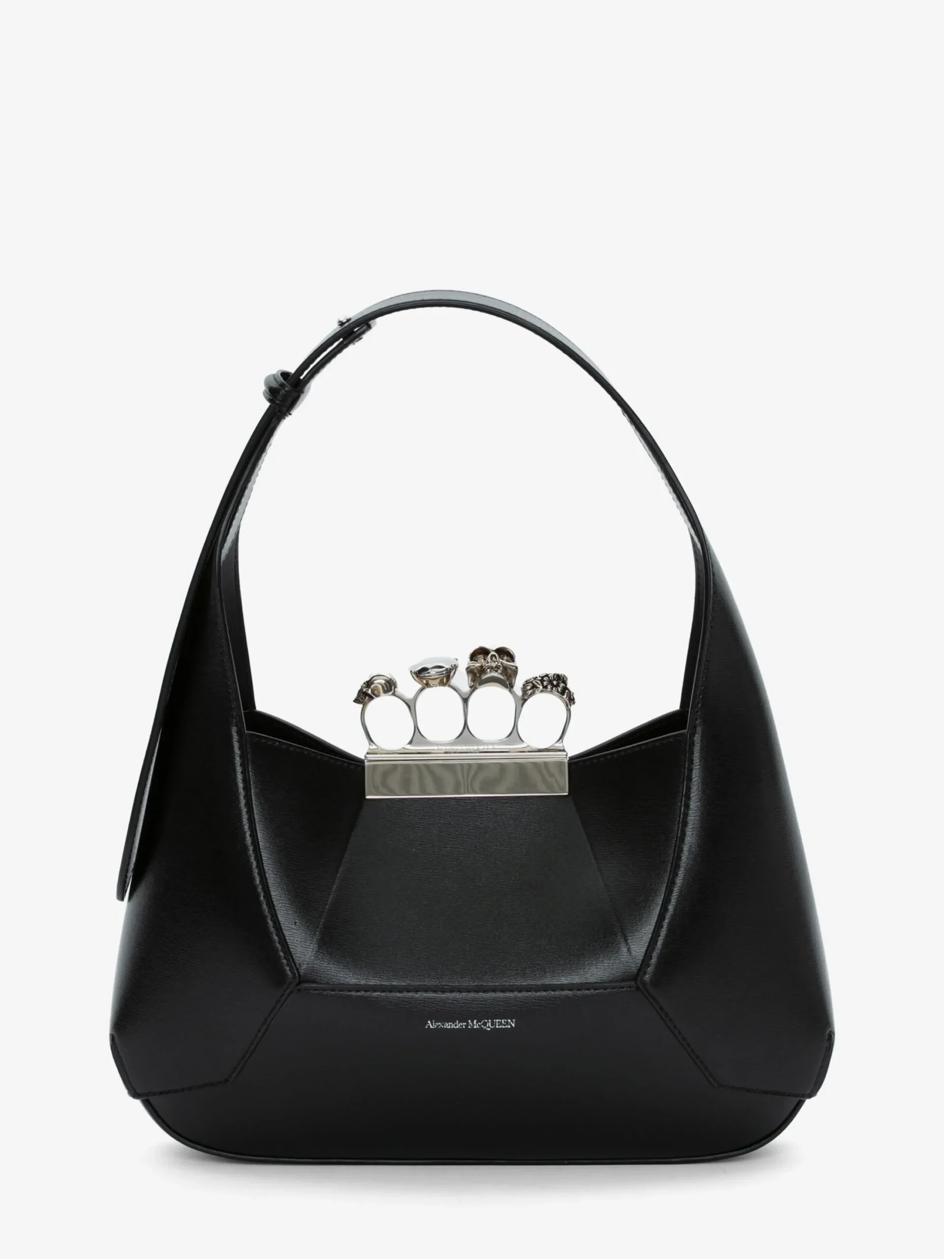 Sale Alexander McQueen Women's The Jewelled Hobo Bag in Black