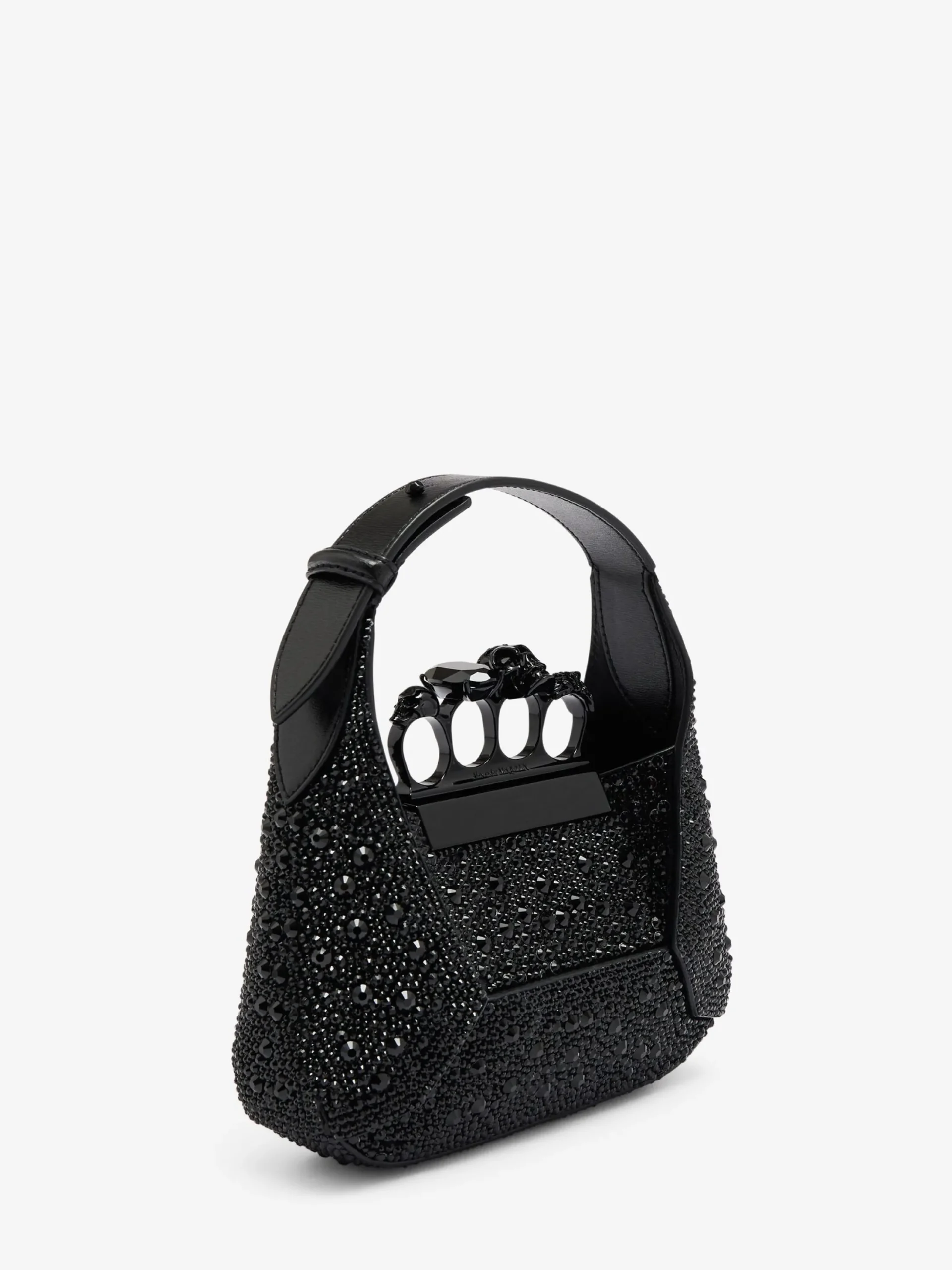 Best Alexander McQueen Women's The Jewelled Hobo Mini Bag in Black