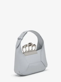 Cheap Alexander McQueen Women's The Jewelled Hobo Mini Bag in Dust