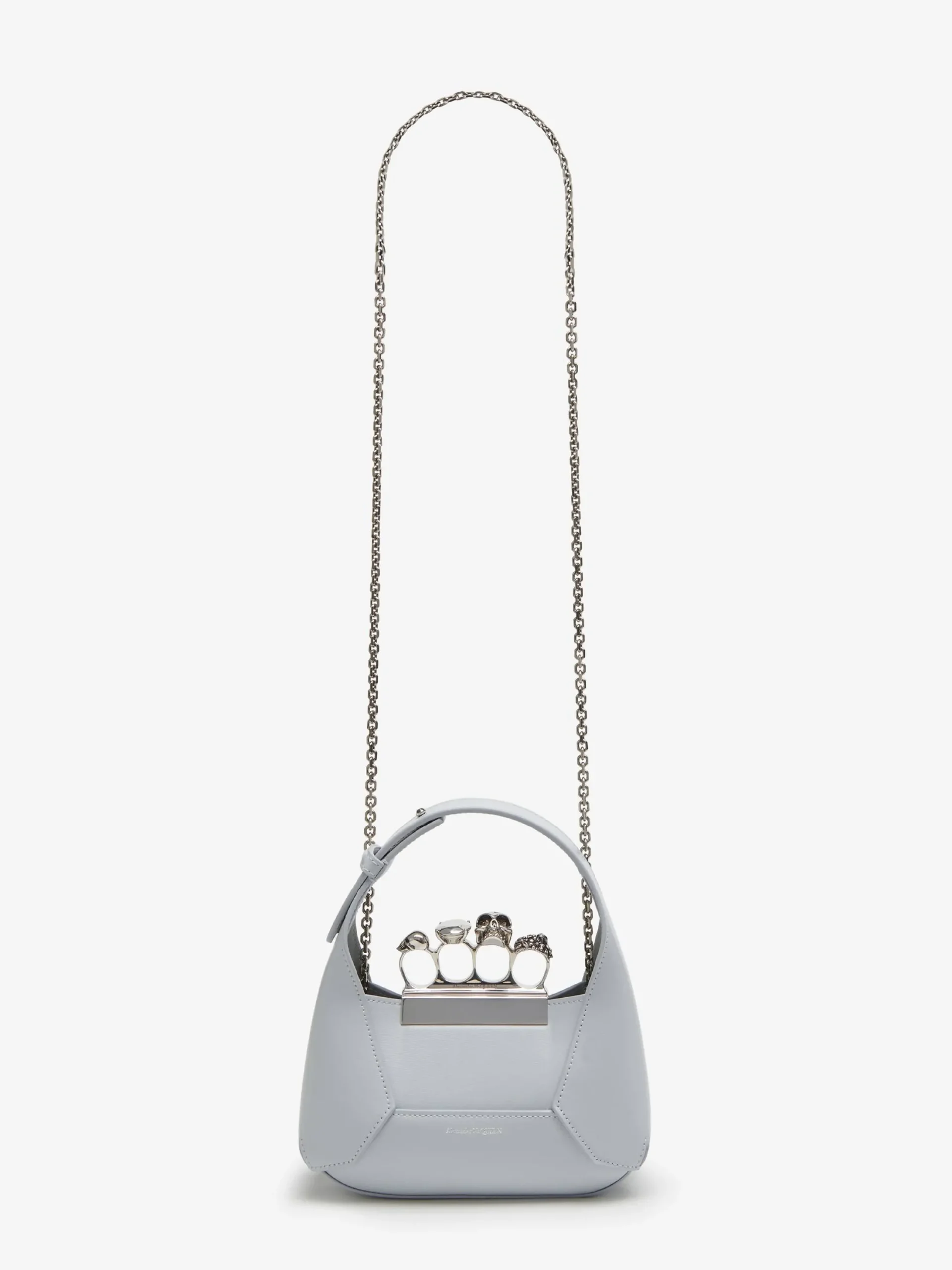 Cheap Alexander McQueen Women's The Jewelled Hobo Mini Bag in Dust