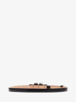 Flash Sale Alexander McQueen Women's The Knuckle Belt in Black