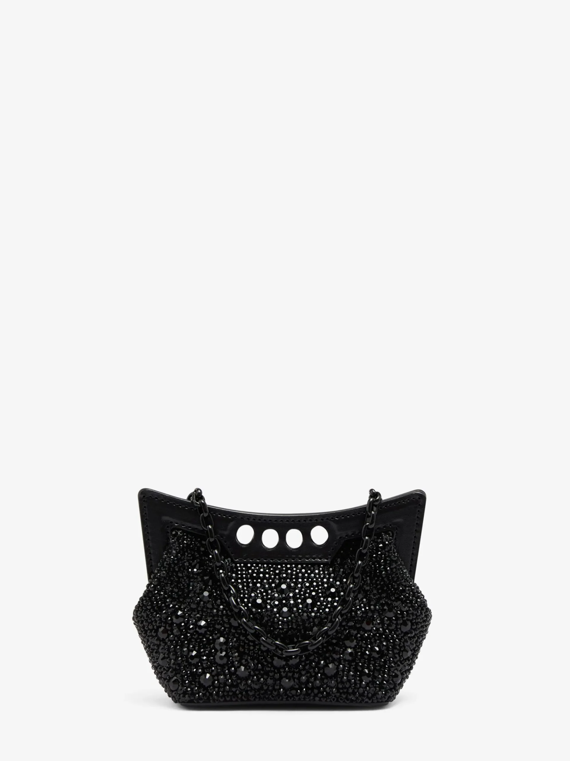 Cheap Alexander McQueen Women's The Micro Peak Bag in Black