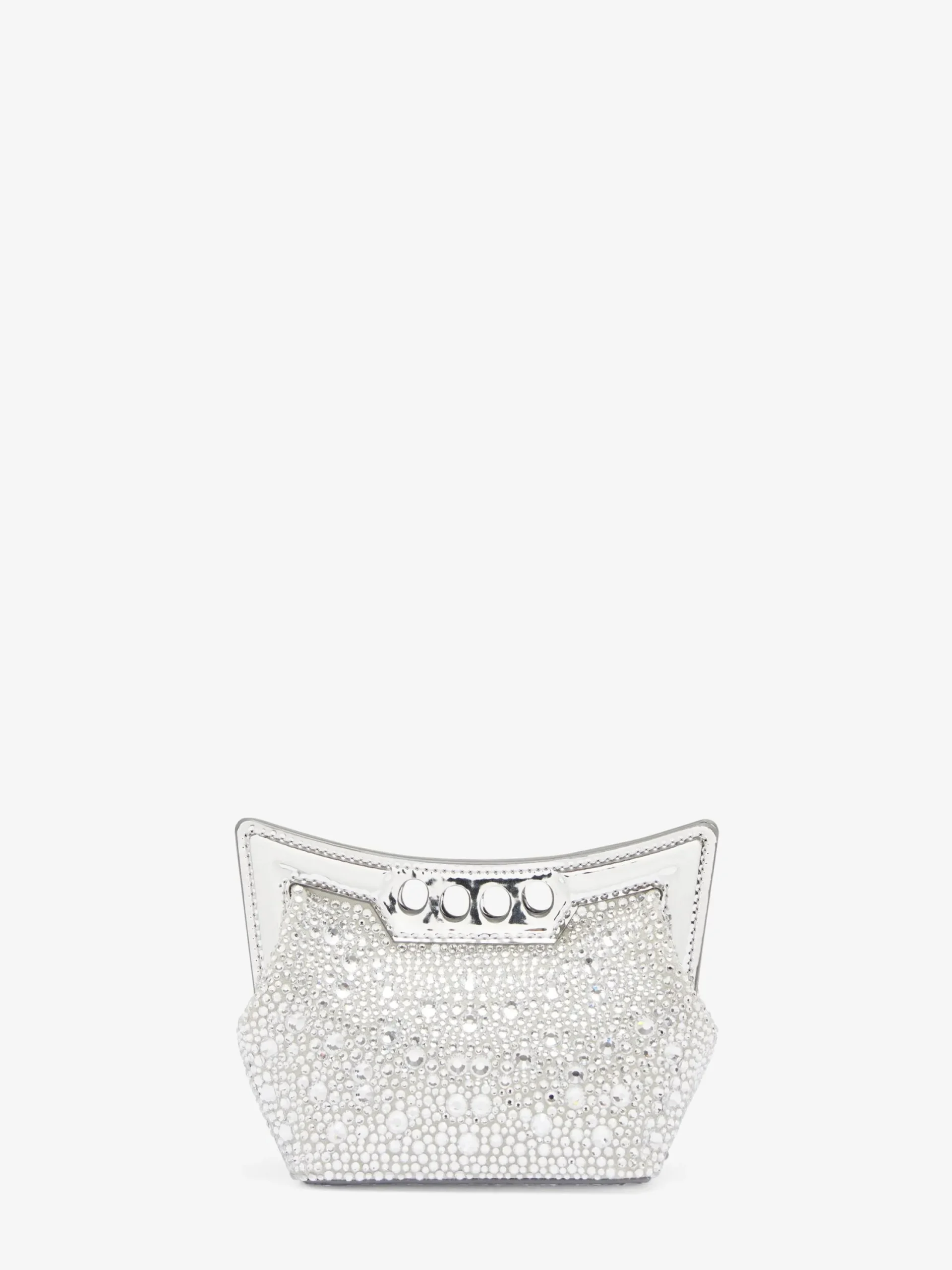 Clearance Alexander McQueen Women's The Micro Peak Bag in Silver