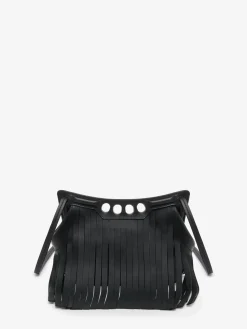 Cheap Alexander McQueen Women's The Peak Bag Mini in Black