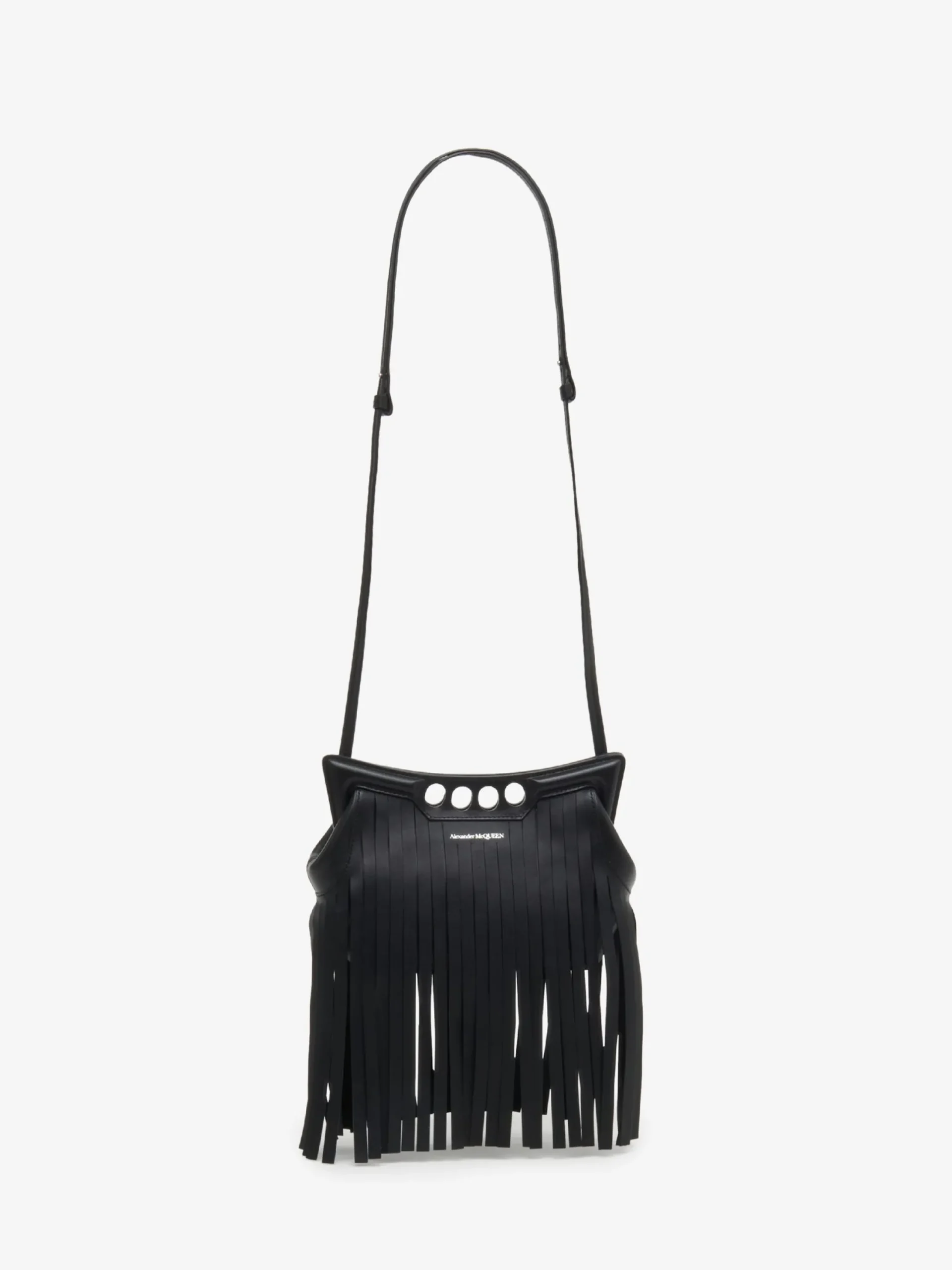 Cheap Alexander McQueen Women's The Peak Bag Mini in Black