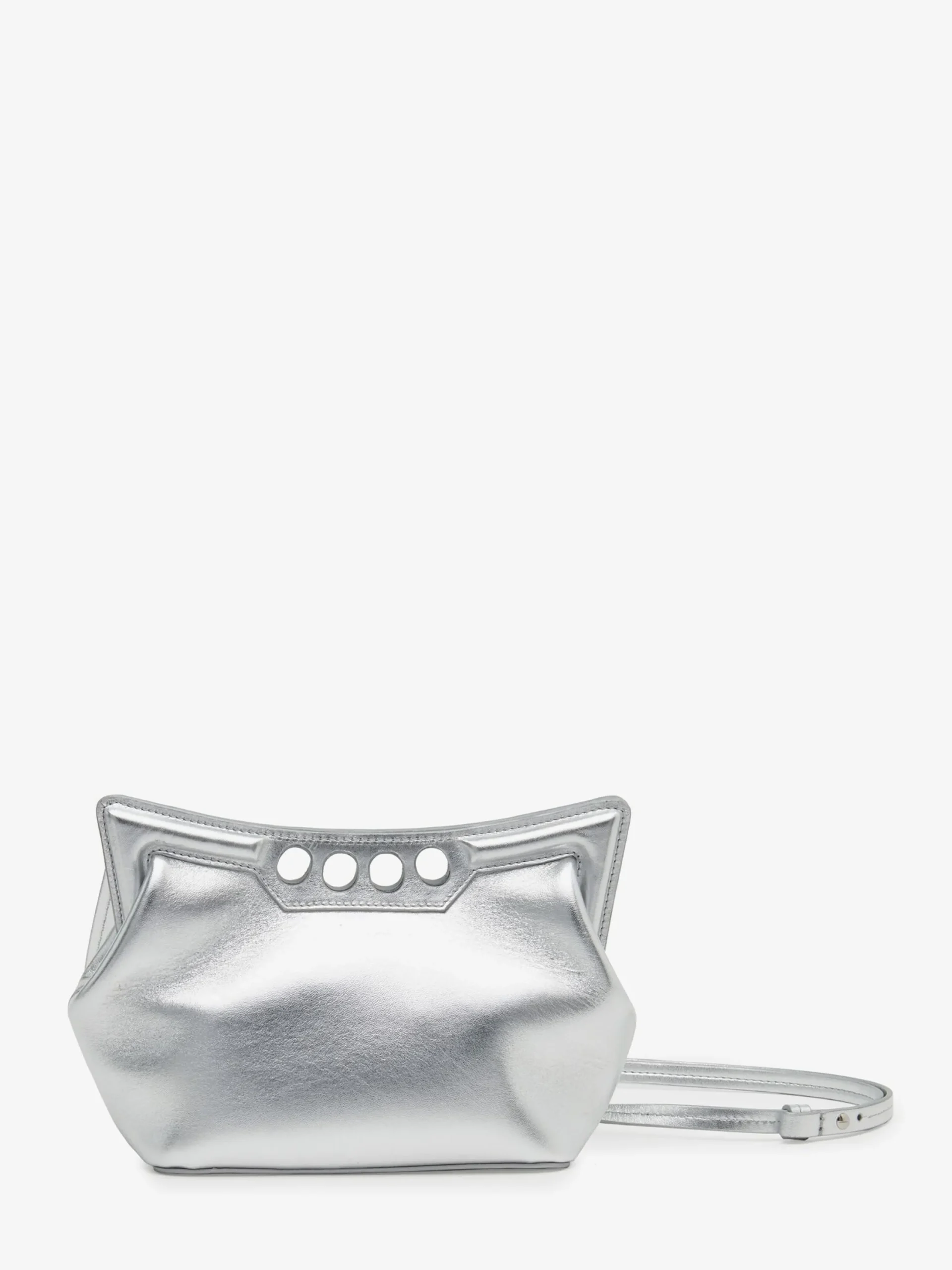 Flash Sale Alexander McQueen Women's The Peak Bag Mini in Silver