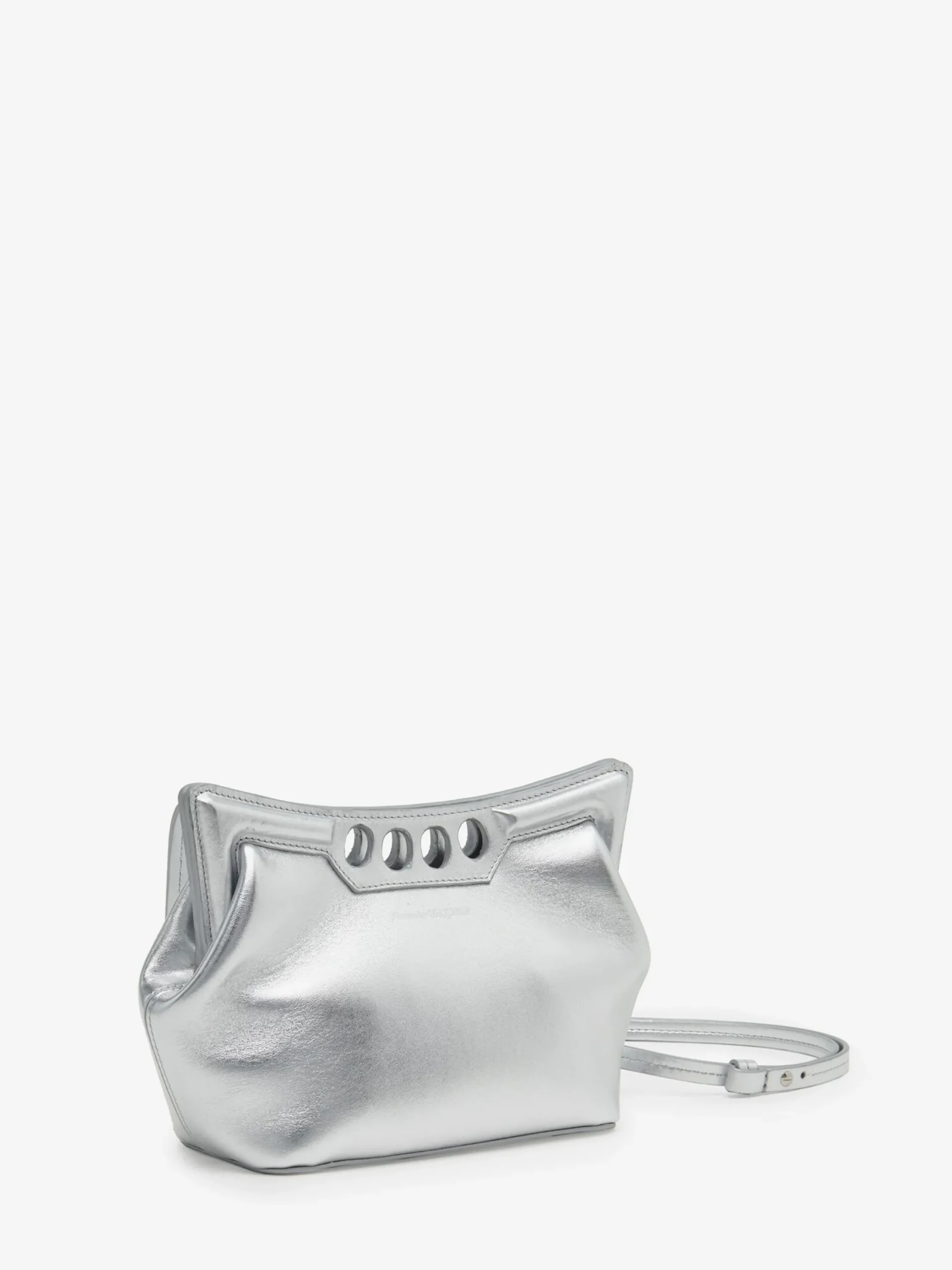 Flash Sale Alexander McQueen Women's The Peak Bag Mini in Silver