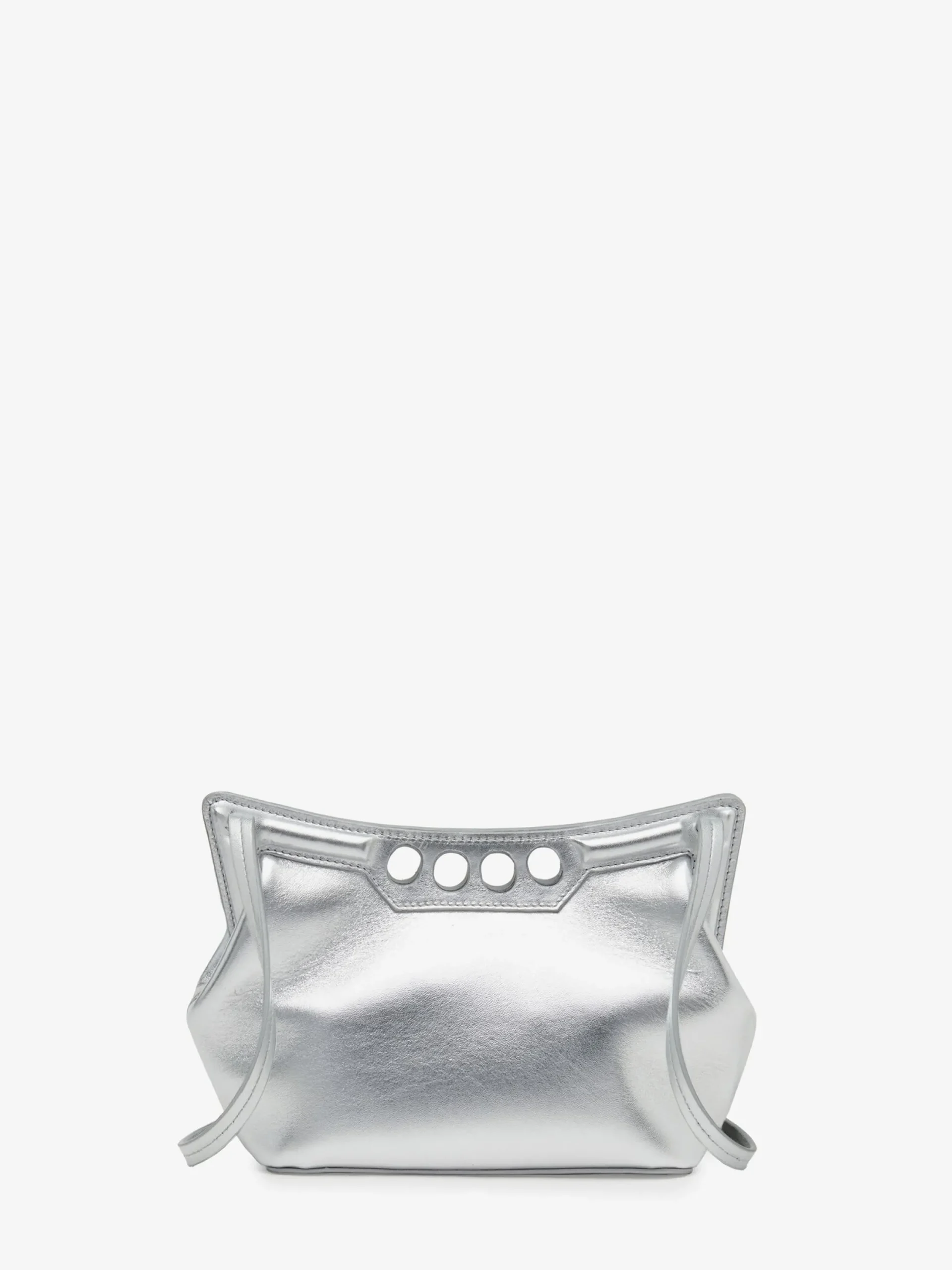 Flash Sale Alexander McQueen Women's The Peak Bag Mini in Silver
