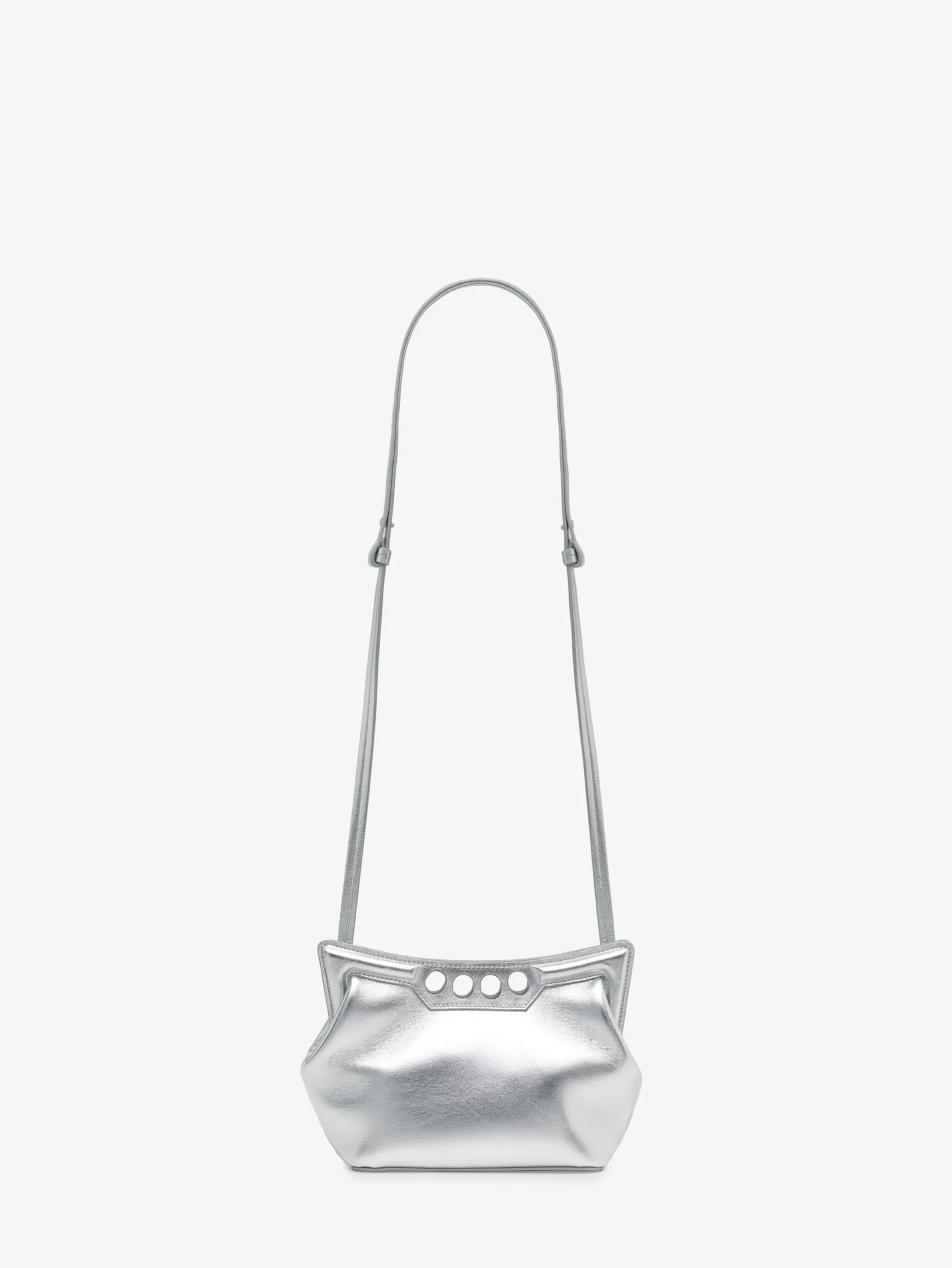 Flash Sale Alexander McQueen Women's The Peak Bag Mini in Silver