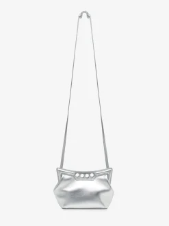 Flash Sale Alexander McQueen Women's The Peak Bag Mini in Silver