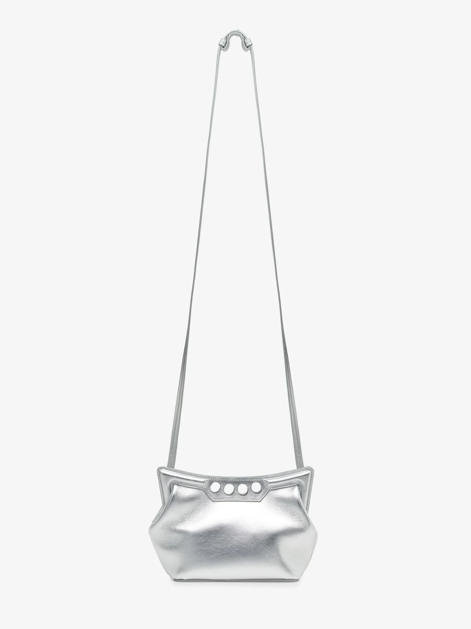 Flash Sale Alexander McQueen Women's The Peak Bag Mini in Silver