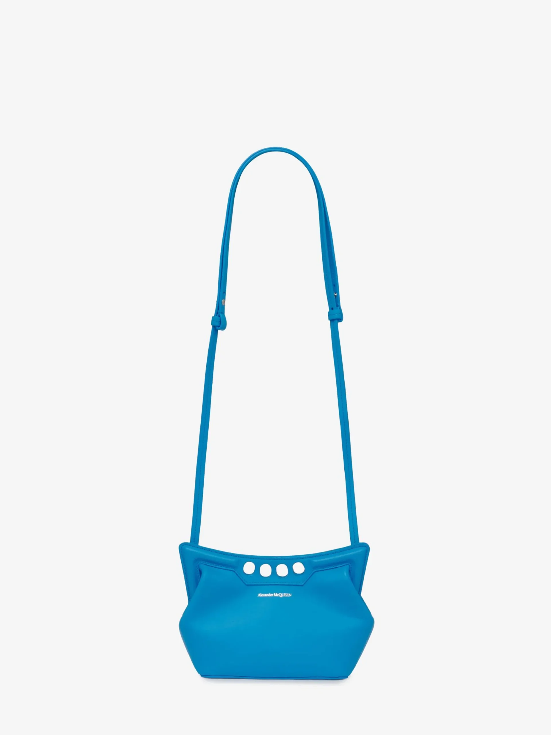 Cheap Alexander McQueen Women's The Peak Bag Mini in Lapis Blue