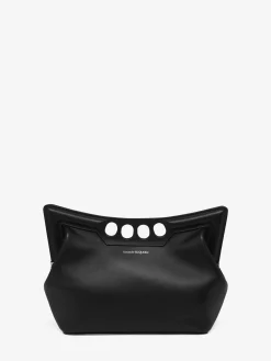 Cheap Alexander McQueen Women's The Peak Bag Small in Black