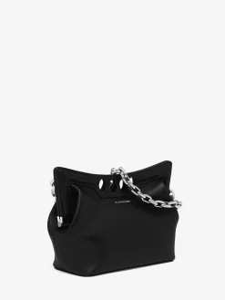 Cheap Alexander McQueen Women's The Peak Bag Small in Black