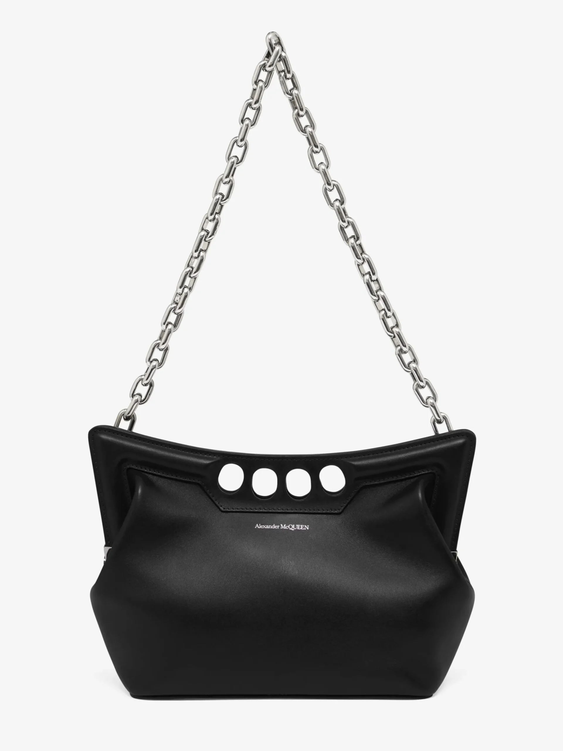 Cheap Alexander McQueen Women's The Peak Bag Small in Black