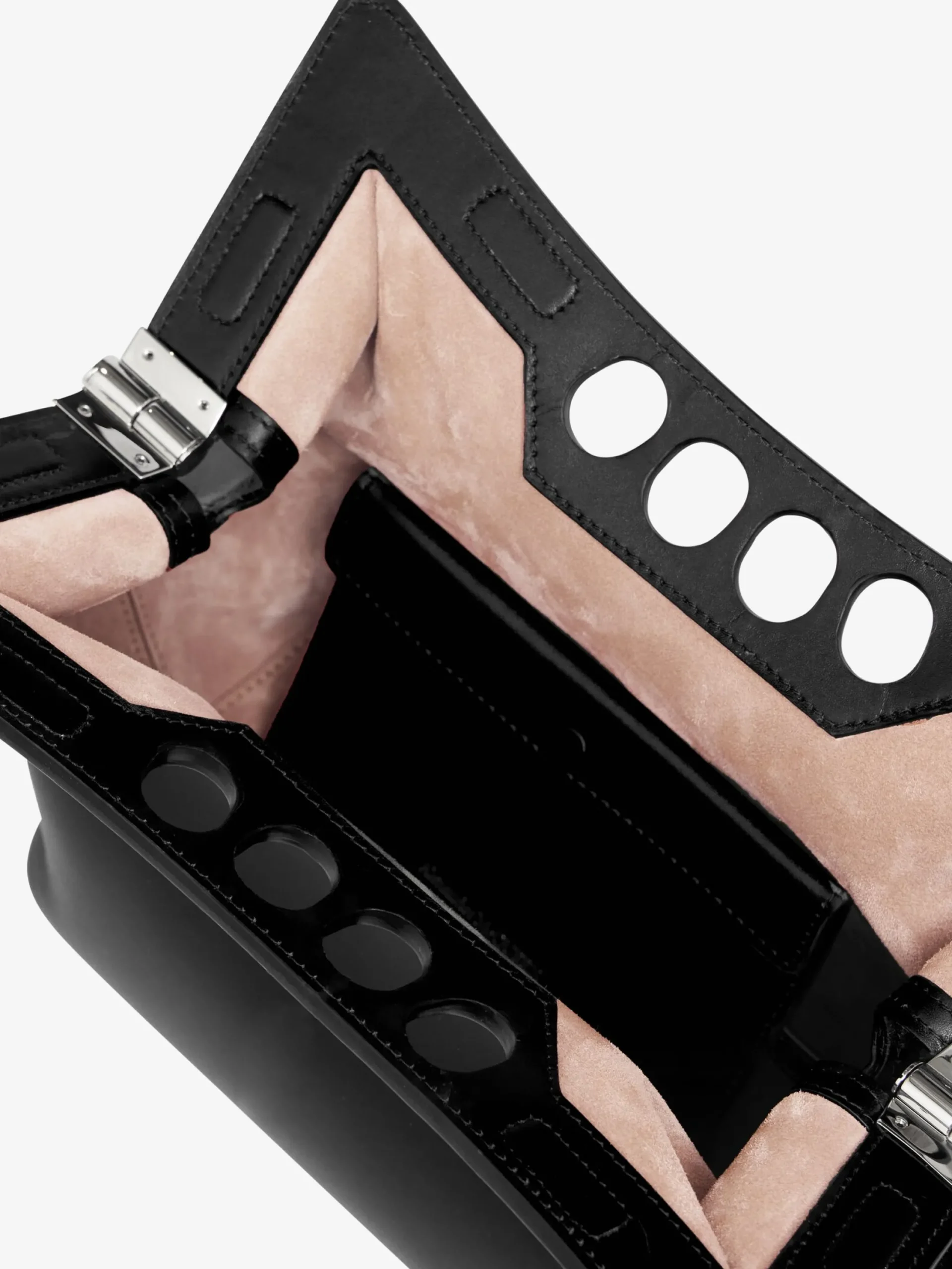 Cheap Alexander McQueen Women's The Peak Bag Small in Black