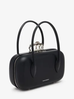 Store Alexander McQueen Women's The Reverse Clutch in Black