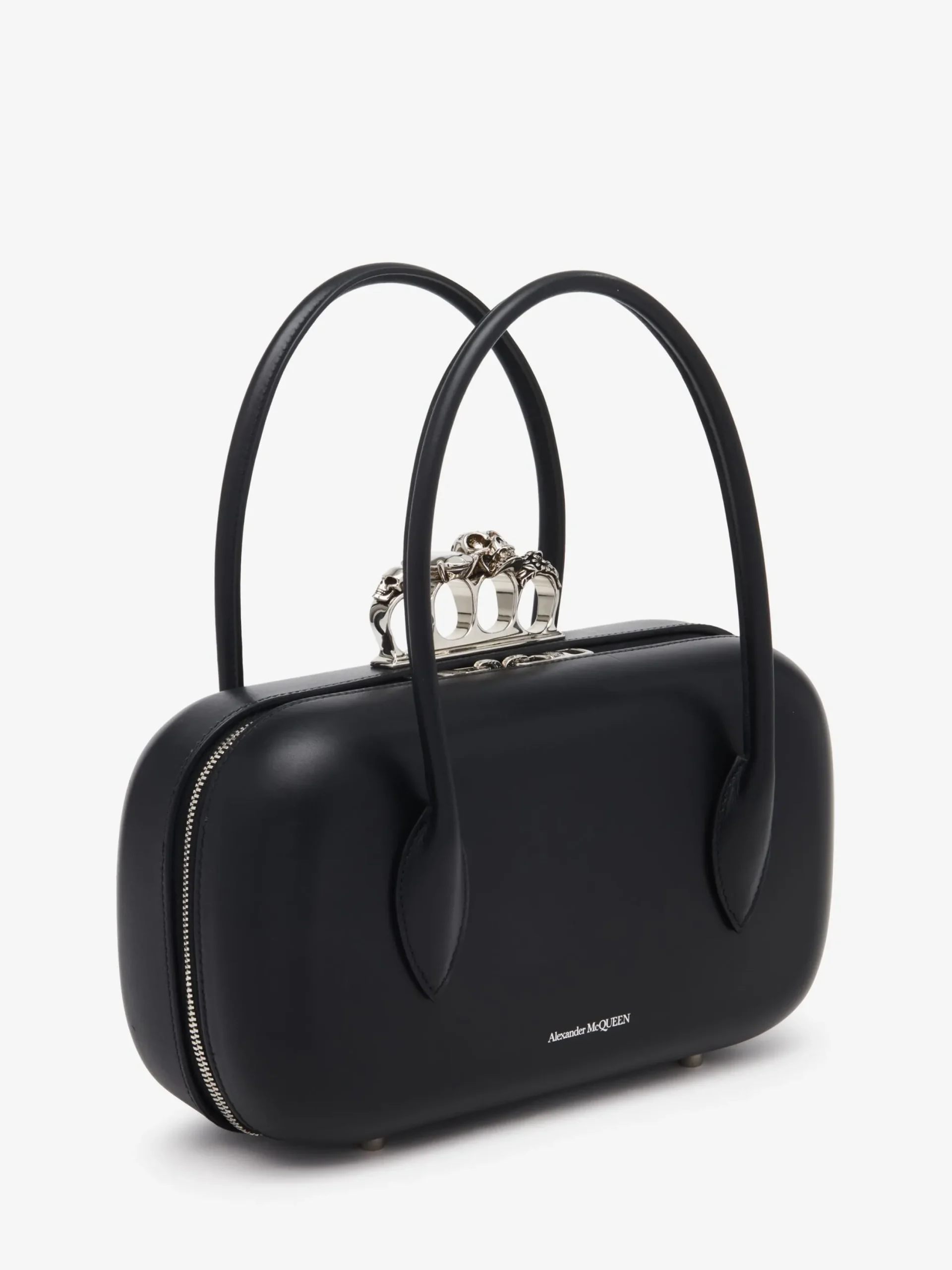 Store Alexander McQueen Women's The Reverse Clutch in Black