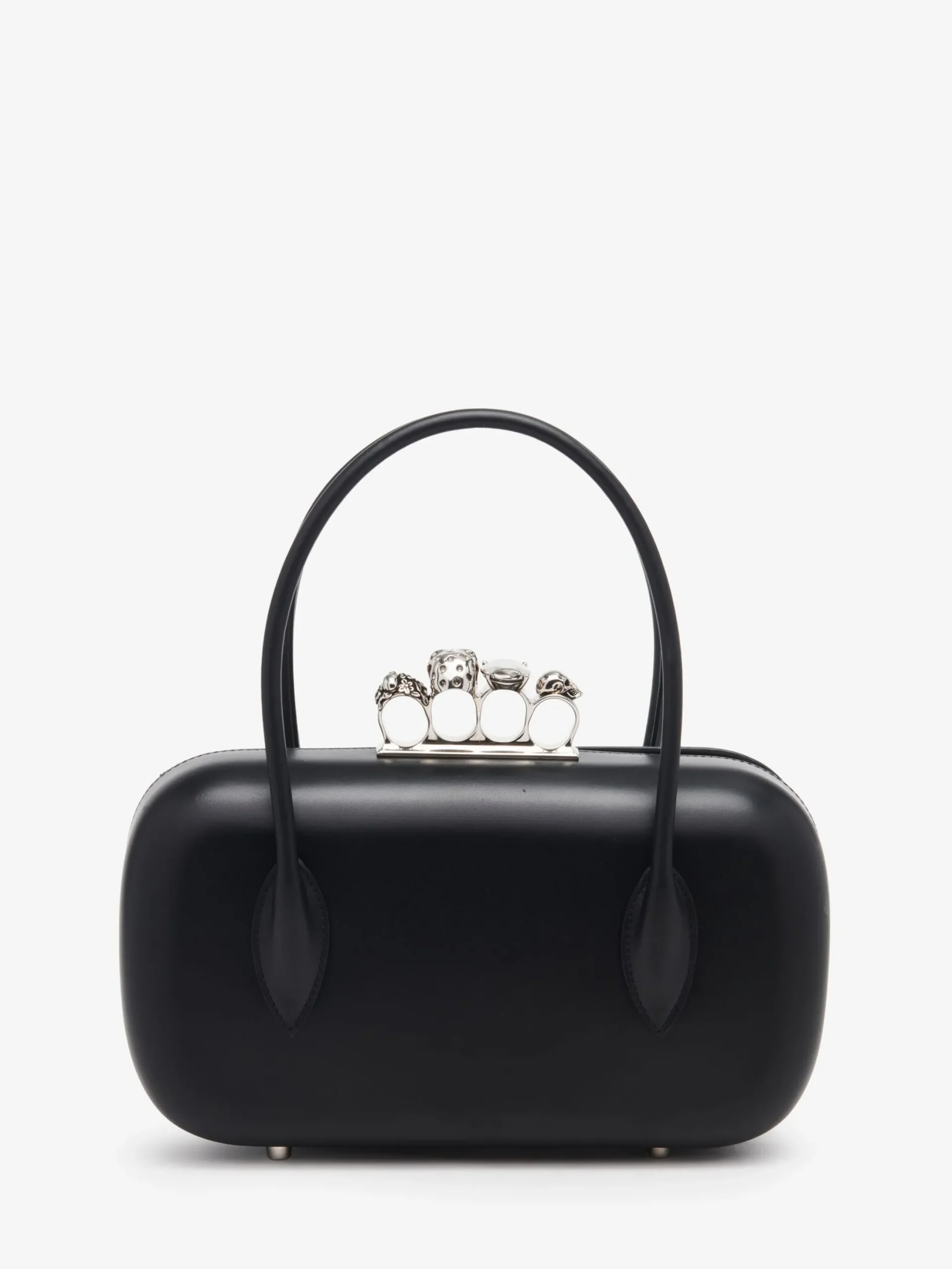 Store Alexander McQueen Women's The Reverse Clutch in Black