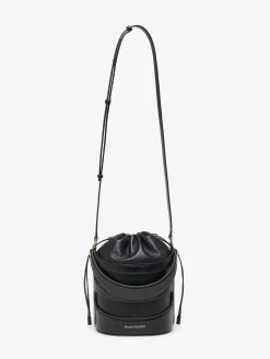 Clearance Alexander McQueen Women's The Rise Bucket in Black