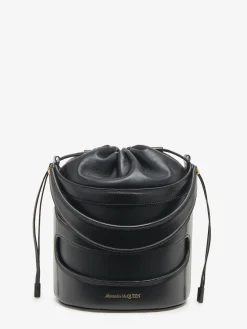 Clearance Alexander McQueen Women's The Rise Bucket in Black