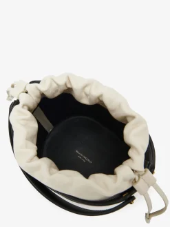 Clearance Alexander McQueen Women's The Rise Bucket in Black/Soft Ivory