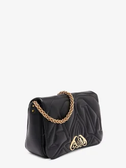Cheap Alexander McQueen Women's The Seal Bag in Black
