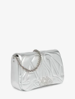Cheap Alexander McQueen Women's The Seal Bag in Silver