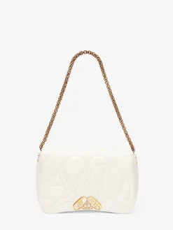 Best Sale Alexander McQueen Women's The Seal Bag in Soft ivory
